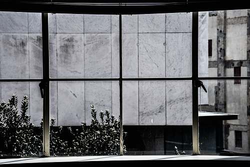 grey closed clear glass windows architecture