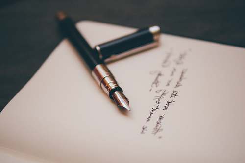 pen black and silver fountain pen fountain pen