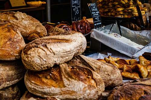 food assorted breads and pastries london