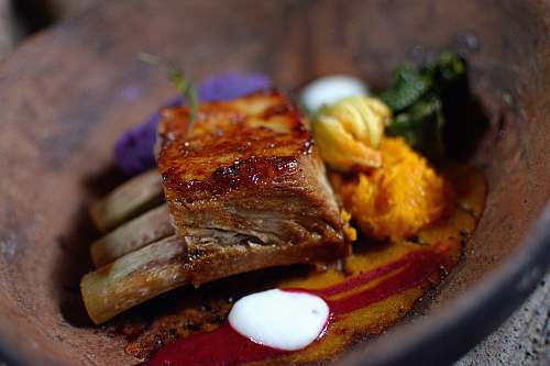 food cooked food on plate toast