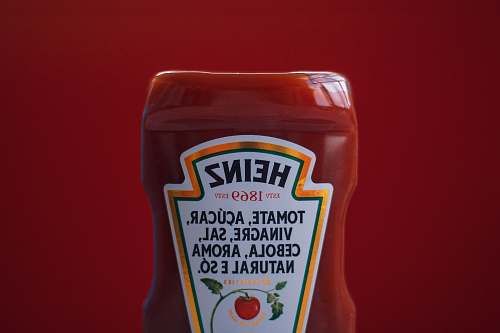 ketchup 1869 Heinz tomato ketchup bottle close-up photography seasoning