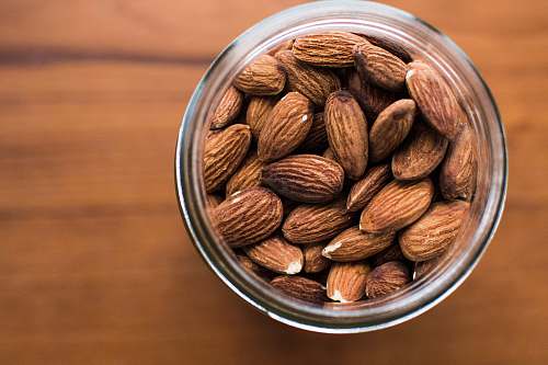 flora almonds nuts in jar seed