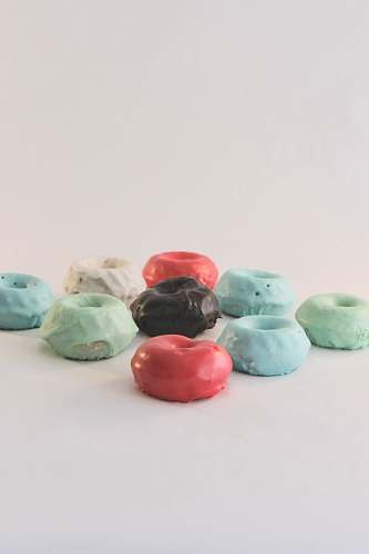 sweets assorted-color clays on white surface confectionery