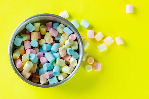 confectionery assorted-color marshmallow sweets