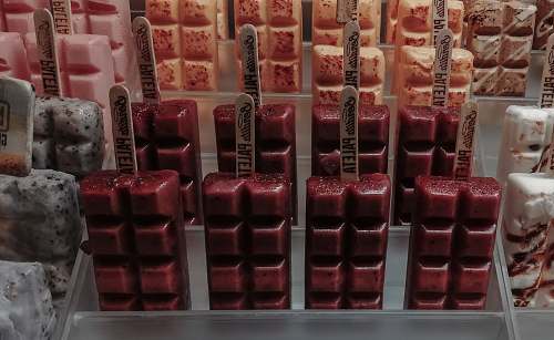 confectionery assorted-colored chocolate bars sweets