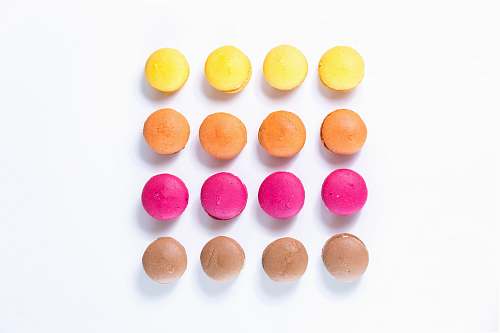 confectionery assorted-colored cupcakes clip art sweets