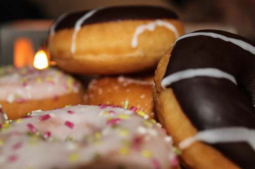 sweets assorted doughnuts confectionery