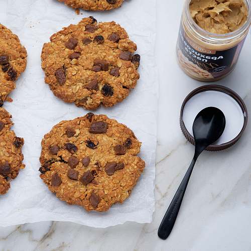 cutlery baked cookies spoon