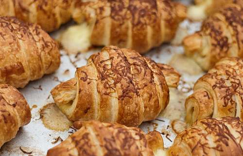 bread baked croissants croissant