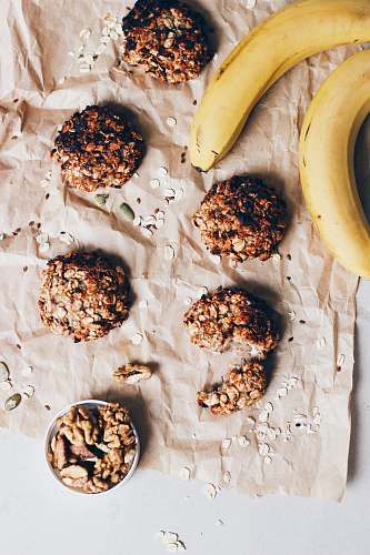 walnut banana fruit with nuts vegetable
