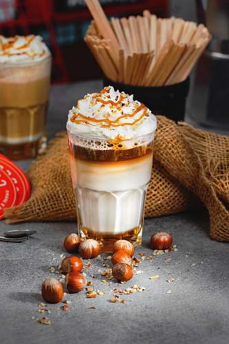 cream beverage cup dessert
