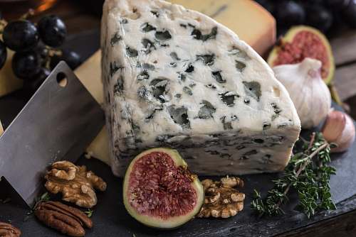 fruit bolognese cheese beside herbs cheese