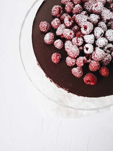 plant bowl of chocolates with strawberries raspberry
