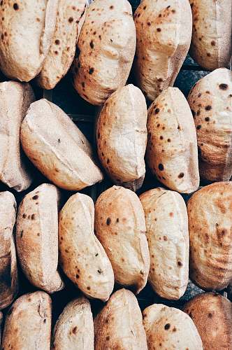 produce brown pastry lot bread
