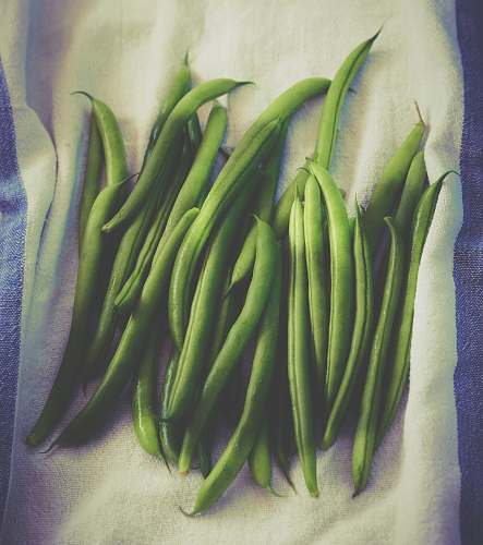 vegetable bunch of green beans bean