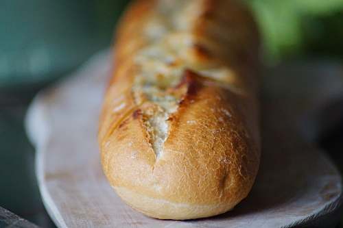 bread closeup photo of bread on plate bun