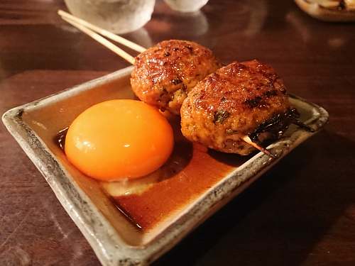 egg cooked food meatball