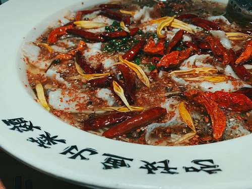 meal cooked food in bowl dish