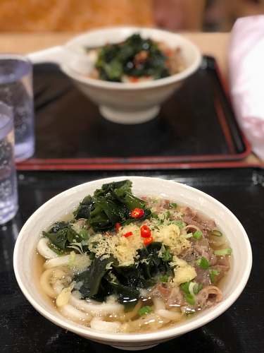 dish cooked foods bowl