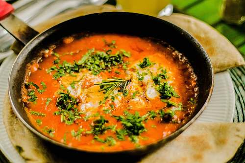 meal cooked soup bowl