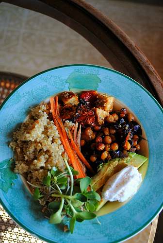 plant food on plate dish
