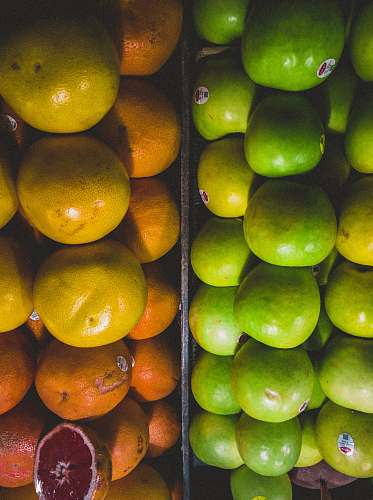 fruit green and yellow fruits citrus fruit