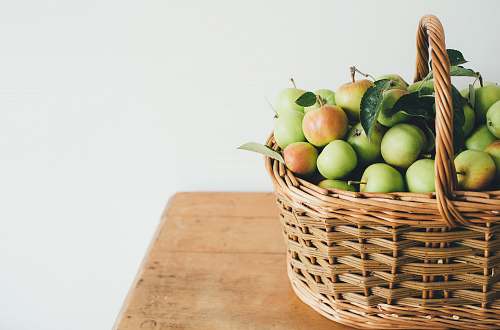 fruit green fruits in basket basket
