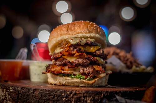 burger ham burger alcohol