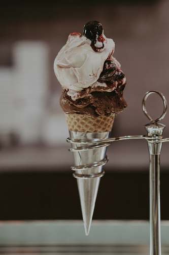 cream ice cream in cup dessert