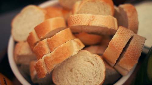 bread loaf of bread on bowl france