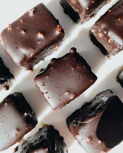dessert nine chocolate bars chocolate
