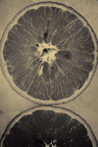 fruit orange fruit gray-scale photography citrus fruit