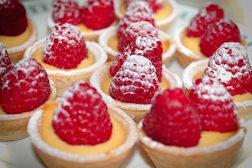 fruit pie with raspberry on top raspberry