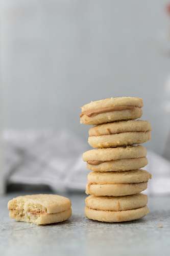bread pile of biscuits cracker