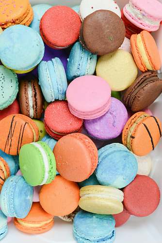 sweets pile of macarons confectionery