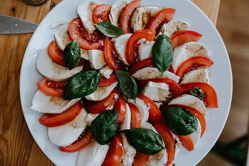 meal plate of vegetables platter