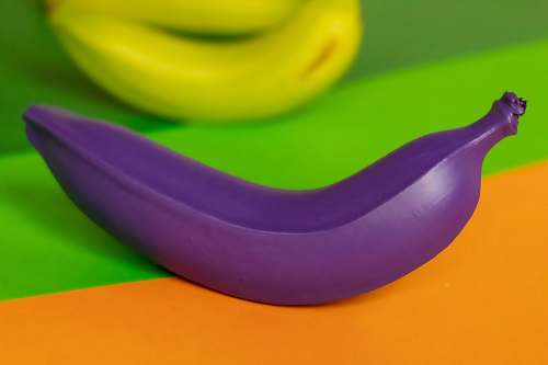 fruit purple banana toy banana