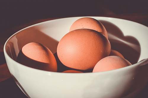 egg raw eggs on bowl bowl