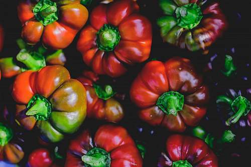 vegetable red bell peppers pepper