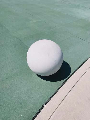sphere round white ball egg