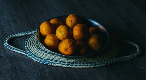 fruit round yellow fruits on tray citrus fruit