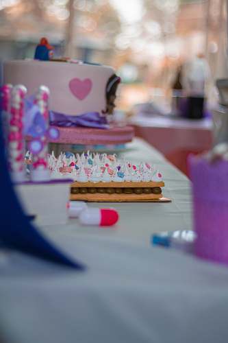 dessert selective focus photography of cake and desserts on white table cake