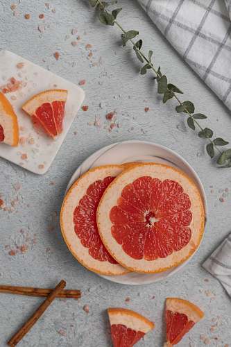 grapefruit sliced grapefruits fruit