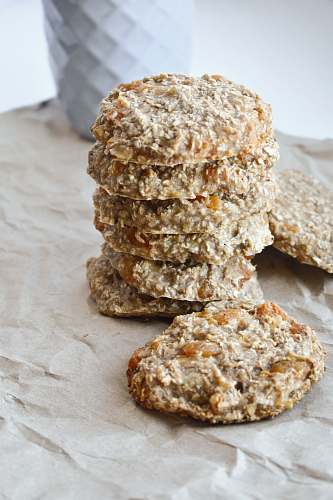 oatmeal stack of foods breakfast