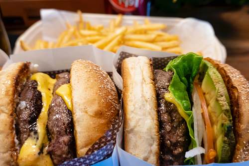 burger two burgers bread