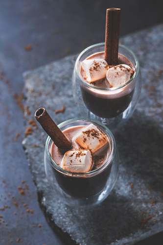 dessert two dessert drinks drink