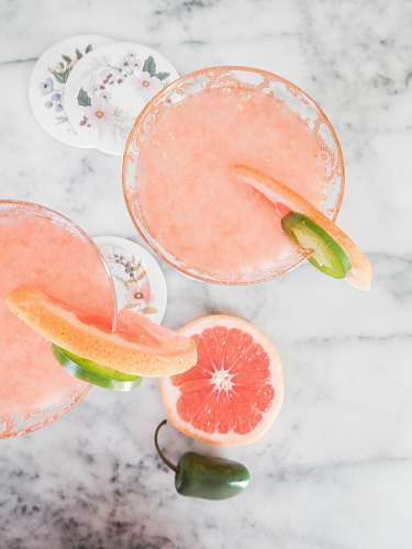 grapefruit two pomelo juices produce