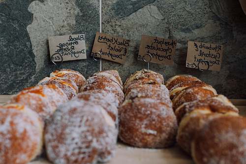 bread variety flavored doughnuts bun