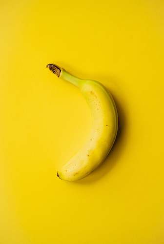fruit yellow banana fruit on yellow surface banana
