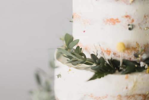 dessert yellow petaled flower cake